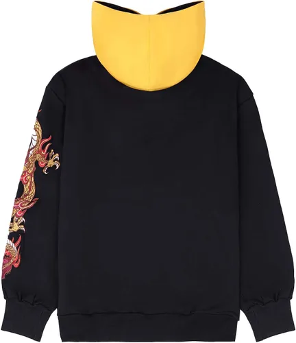 Miniatura 2 de Niepce Inc Streetwear - Sudaderas con capucha bordadas de dragón para hombre