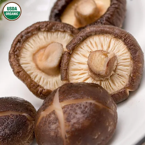 Miniatura 6 de VIGOROUS MOUNTAINS Setas Shiitake Deshidratadas Orgánicas USDA, Hongos Secos Deshidratados para Cocinar 4.23oz, 120g