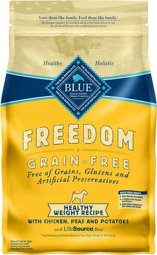Miniatura 12 de Blue Buffalo Freedom - Alimento seco para perros de peso saludable, sin granos, nutrición completa y equilibrada para perros adultos, fabricado