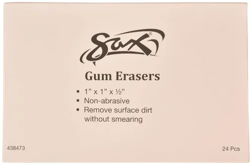Miniatura 2 de Sax 438473 Art Gum Block Erasers, 1 x 1 x 1/2 pulgadas, paquete de 24