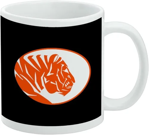 Miniatura 230 de GRAPHICS & MORE Taza de café de cerámica con logotipo secundario de la Universidad Bob Jones, tazas de regalo novedosas para café, té y bebidas Logo