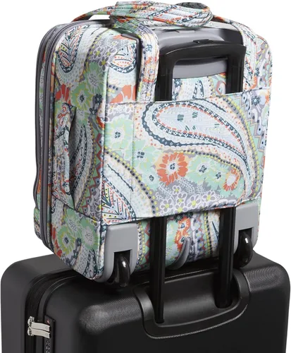 Miniatura 6 de Vera Bradley Softside - Bolsa de trabajo rodante para mujer, Cachemira Citrus