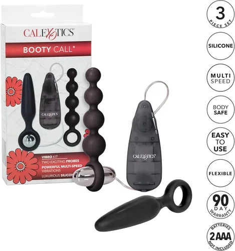 Miniatura 3 de California Exotic Novelties Booty Call Booty Vibro Kits, negro