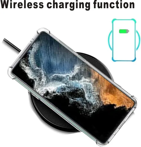 Miniatura 5 de Para Samsung Galaxy S22 5G Ultra Funda De Absorción De Golpes Flexible TPU Caucho Protector De Teléfono Celular Para Samsung Galaxy S22 5G Ultra