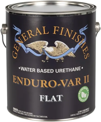 Miniatura 10 de General Finishes Enduro-VAR II - Capa superior de uretano a base de agua, 1 galón, semibrillante