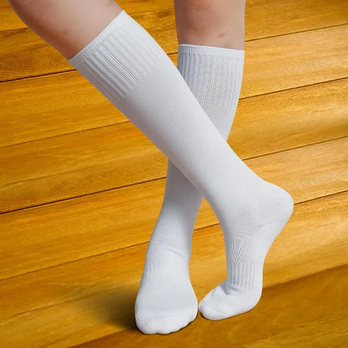 Miniatura 7 de Calcetines deportivos deportivos de fútbol para jóvenes, niños y niñas de 4 a 16 años de edad, calcetines deportivos altos