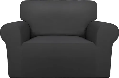 Miniatura 20 de PureFit - Funda superelástica con bolsillo p/protección de sofá/sillón - Suave cubierta de elastano antideslizante, lavable, c/base elástica, apta