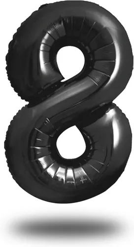 Miniatura 23 de 0 globos negros de 40 pulgadas – Fácil de inflar y desinflar reutilizable, globos de aluminio de Mylar número 0 de alta calidad para cumpleaños