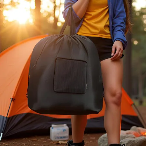Miniatura 4 de GOGOODA Bolsas de viaje para lavandería con cierre de cordón XL, plegables, con asa, resistentes y lavables, para dormitorio universitario, viajes