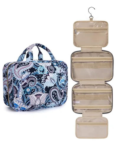 Miniatura 12 de Bolsa de viaje con gancho para colgar, resistente al agua, organizador de cosméticos, bolsa de viaje para accesorios, champú, contenedor