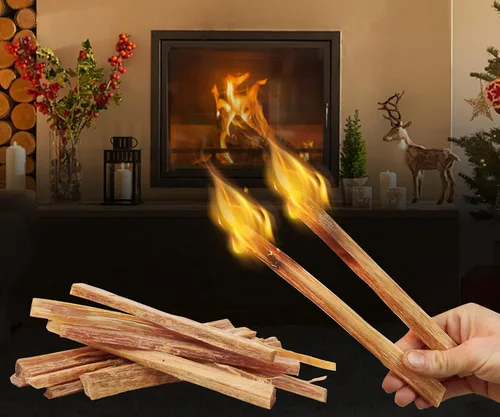 Miniatura 7 de 40 libras de palillos iniciadores de fuego Fatwood, 100% natural, leña para chimeneas, fogatas, hogueras, parrilla