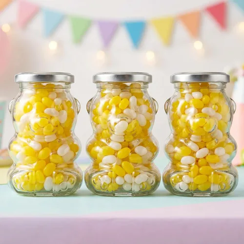 Miniatura 8 de Bekith Paquete de 12 tarros de cristal de 12 onzas con tapas plateadas para mermelada, recuerdos de boda, regalos de ducha, tarros magnéticos