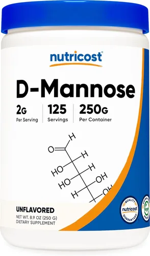 Miniatura 6 de Nutricost D-Manosa en polvo 100 gramos (50 porciones) - Sin OMG y sin gluten