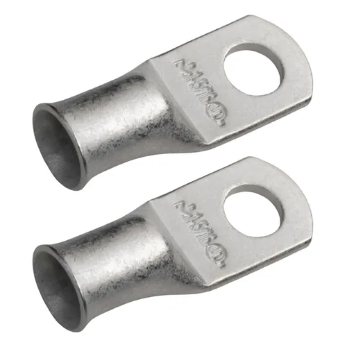Miniatura 255 de SELTERM 5 piezas terminales de cable de cobre estañado 1/0 AWG perno de 1/2", extremos de cable de batería, terminales de anillo, conectores