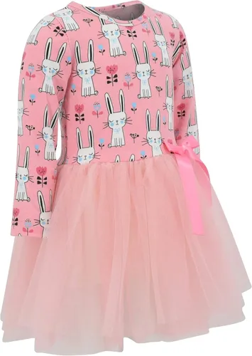 Miniatura 4 de Unique Baby Vestido tutú de conejo de Pascua de manga larga para niñas