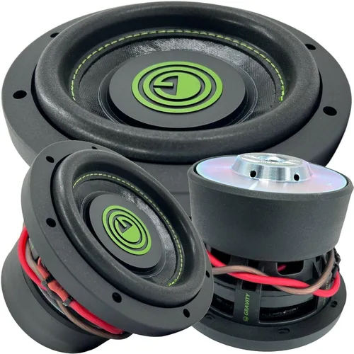 Gravity 1 subwoofer de audio para automóvil de 6.5 pulgadas y 600 vatios con DVC de 4 ohmios de 6.5 pulgadas, sub individual - Característica de