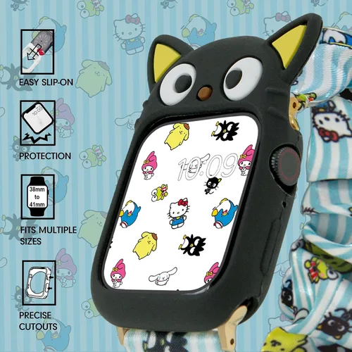 Miniatura 6 de Sonix x Sanrio Apple Watch Cover Estuche Protector de Goma para Apple Watch Estuche de Parachoques Se Ajusta a 38mm/40mm/41mm Chococat