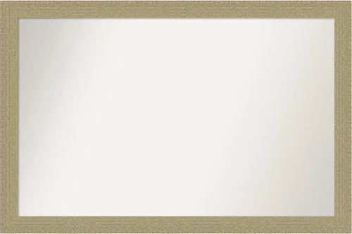 Miniatura 38 de Amanti Art Espejo de pared personalizado no biselado (24.25 x 24.25 pulgadas), marco dorado de mosaico, varios tamaños personalizados, espejo