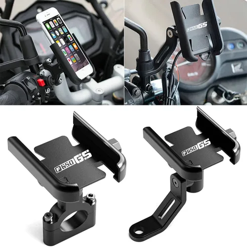 Miniatura 2 de para B-MW F650GS F 650 GS motocicleta CNC accesorios manubrio soporte GPS soporte F650GS