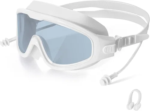 Miniatura 10 de Gafas de natación, visión amplia, visión clara, gafas de natación para adultos, protección UV antivaho, sin fugas, gafas de piscina