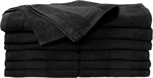 Miniatura 6 de ForPro Professional Collection Toallas prémium Bleach Tough para salón, color negro, 100% algodón, a prueba de blanqueador, resistentes a