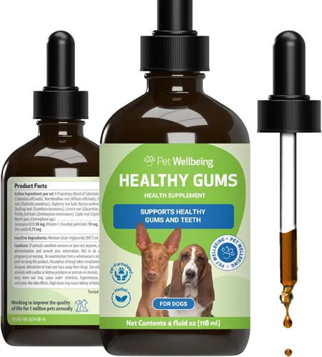 Miniatura 10 de Pet Wellbeing - Encías saludables para perros - Suplemento natural para encías, dientes y aliento saludables contra la gingivitis del perro - 2oz