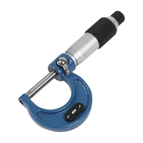Miniatura 11 de HFS (R) Micrómetro exterior de 0-1" con precisión de 0.0001", yunque de carburo y escala grabada con láser