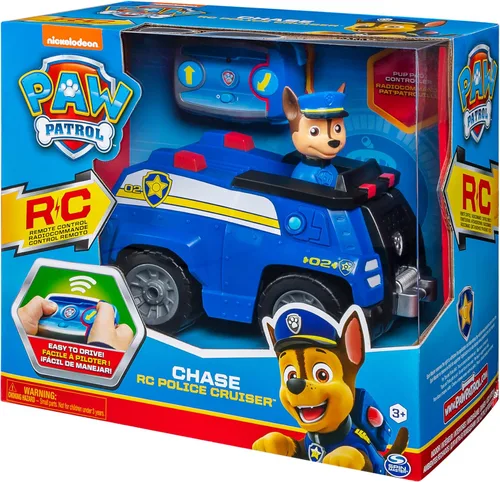 Miniatura 2 de Paw Patrol 6054190 Chase - Crucero de policía a control remoto con dirección de 2 vías, para niños de 3 años en adelante, multicolor
