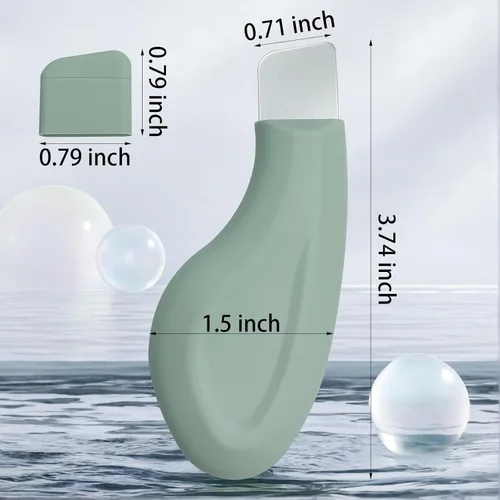 Miniatura 6 de 2 paquetes de herramientas para eliminar puntos negros, raspador facial para limpieza profunda de la nariz, herramienta de exfoliación suave