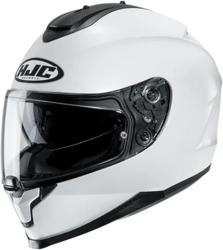 Miniatura 4 de HJC C70 - Casco integral de motocicleta con protector facial HJ-20M Pin-lock, aprobado por DOT (negro semi mate, XS)