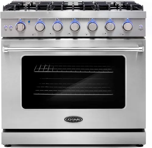 Miniatura 14 de COSMO COS-EPGR244 24 pulgadas Haven Collection 3.73 pies cúbicos Cocina de gas con 4 quemadores sellados, rejillas de hierro fundido, horno