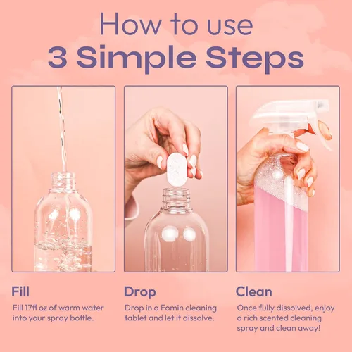 Miniatura 4 de FOMIN Tabletas de repuesto para limpiador de baño (paquete de 6) - Magnolia Grapefruit - Limpiador de tabletas todo en uno para limpieza de baño - 6