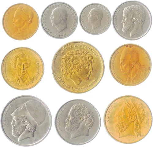 Miniatura 52 de Malta 10 Monedas Mixtas Moneda Maltesa Mils Céntimos Desde 1972