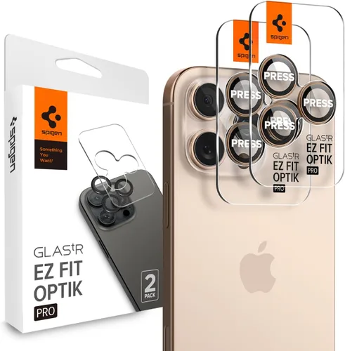 Miniatura 11 de Spigen Protector de pantalla para lente de cámara [GlasTR EZ Fit Optik Pro] Diseñado para iPhone 17 Pro Max iPhone 17 Pro [Compatible con fundas]