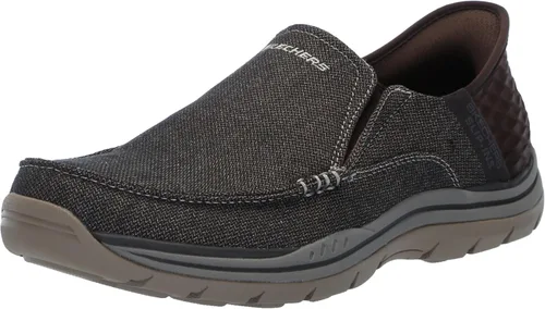 Miniatura 9 de Skechers USA Expected - Zapatos sin cordones de lona Cayson Moc Toe para hombre