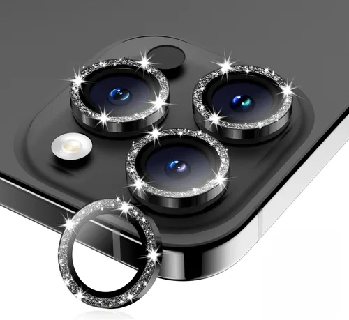 Miniatura 9 de Protector de lente de cámara para iPhone 17 Pro Max/17 Pro/16 Pro Max/16 Pro/15 Pro Max/15 Pro/14 Pro Max/14 Pro, cubierta individual de cámara