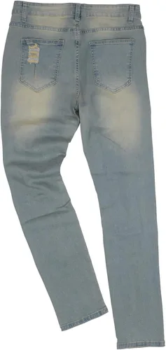 Miniatura 2 de CHERALKEST Jeans de mezclilla ajustados para hombre