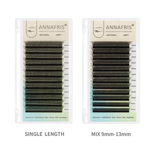 Miniatura 7 de Extensiones de pestañas postizas en forma de W 5D, rizo C, volumen de 0.43 pulgadas, suministros de maquillaje, extensiones de pestañas de uso 0.07