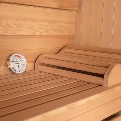 Miniatura 4 de Termómetro de sauna en Fahrenheit, termómetro higrómetro de sauna 2 en 1, medidor preciso de temperatura y humedad para saunas, accesorios de sauna
