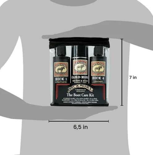 Miniatura 6 de Bickmore Kit de Cuidado para Botas - Bick 1 Bick 4 & Gard-More - Loción de Limpieza, Suavizante y Protector de Cuero - Para Limpiar, Suavizar