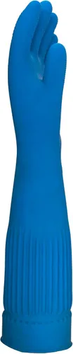 Miniatura 5 de ETERNA Guantes extra largos, guantes para limpieza de lavandería, cocina y hogar, efecto cepillo en los dedos, longitud más larga con funda