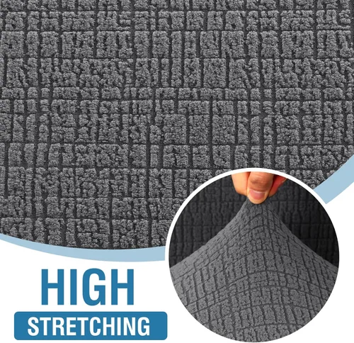 Miniatura 3 de H.Versailtex 2025 Fundas de sofá Jacquard para sofá de 3 cojines, 1 pieza de fundas elásticas para sofá, protector de muebles antideslizante, suave