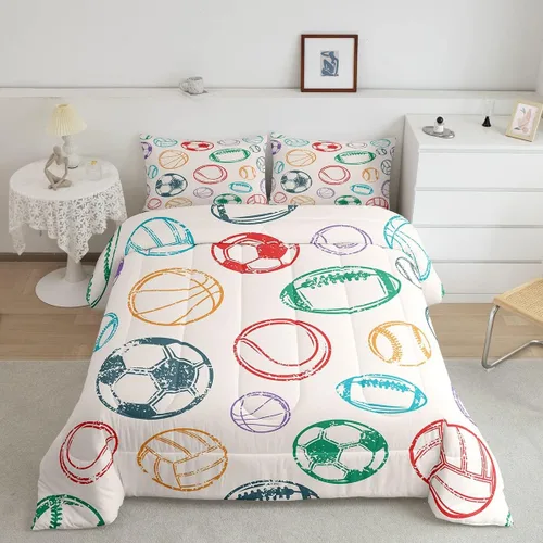 Miniatura 43 de Juego de edredón de bicicleta de tierra Feelyou para motocross, juego de ropa de cama para piloto de motocross, edredón deportivo extremo, edredón
