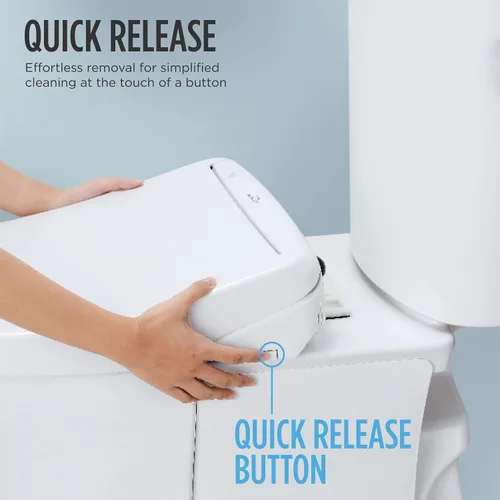Miniatura 13 de TOTO® WASHLET® KC2 Asiento electrónico para bidé con asiento calefactado y tapa de cierre suave, redondo, blanco algodón - SW3023#01