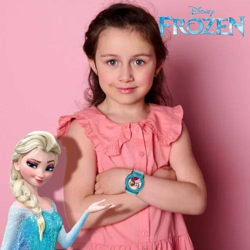 Miniatura 4 de Accutime - Reloj de pulsera de cuarzo digital de Frozen, con pantalla LCD y correa, regalos geniales de Disney, recuerdos de fiesta para infantes