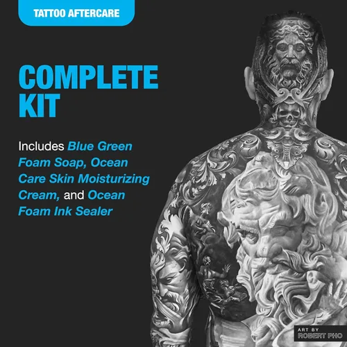 Miniatura 4 de Juego H2Ocean de cuidado de tatuajes, 6.2 onzas