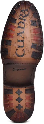 Miniatura 6 de Bota Hombre Cuadra en Piel Genuina con Cremallera Marrón