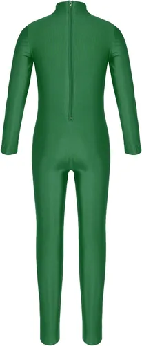Miniatura 38 de Body de manga larga para niños y niñas, con cuello alto, cuerpo completo, leotardo de gimnasia