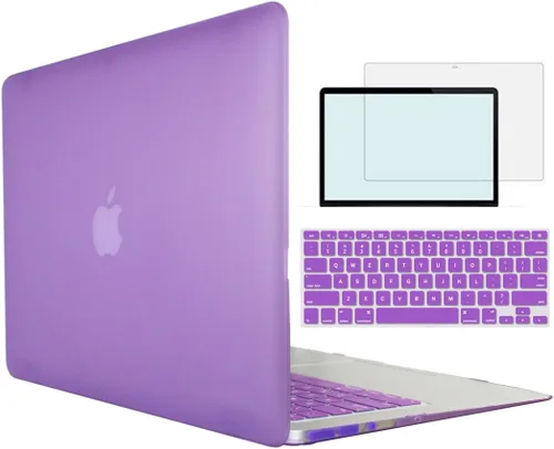Miniatura 8 de Compatible con MacBook Air 1369 A1466 versión 2010-2017, carcasa rígida de plástico 4 en 1 con protector de pantalla de teclado compatible con Apple