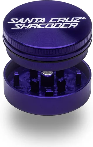 Santa Cruz Shredder Molinillo de hierbas de metal con parte superior moleteada para un agarre más fuerte, 2 piezas, pequeño (Mini) de 1.7 pulgadas
